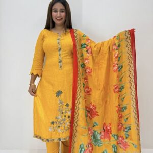 Uni-Stitched 3 Pc-Yellow